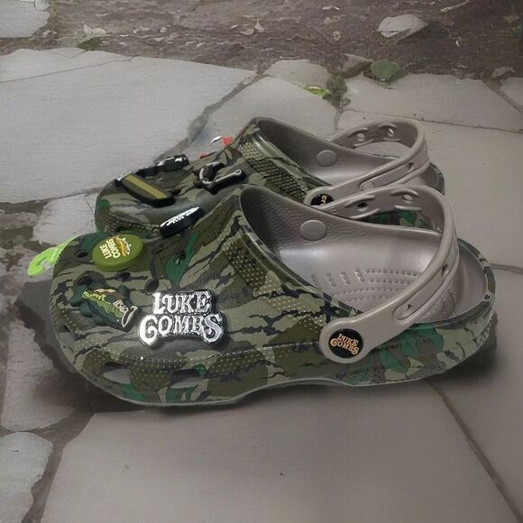 Crocs x Luke Combs Collab Bootlegger Camo Clogs Shoes Mens 5 Womens 7 LE New main image 8